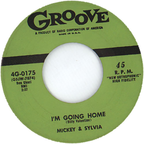 米7” Mickey &amp; Sylvia Love Is Strange / Im Going Home 4G0175 Groove /00080 Love Is Strange / I'm Going Home by Mickey and Sylvia